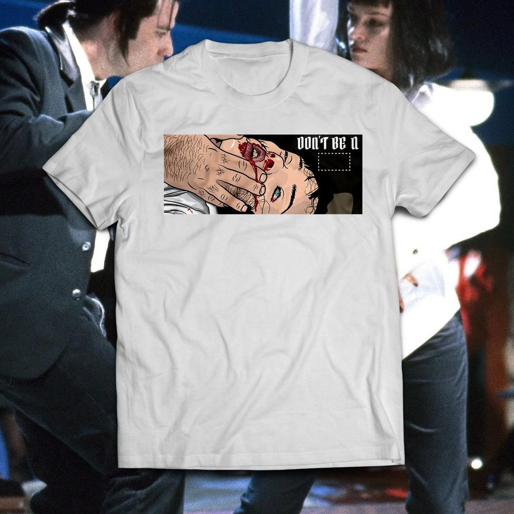 Pulp Fiction Mia Wallace Overdose Movie Scene Art Tee